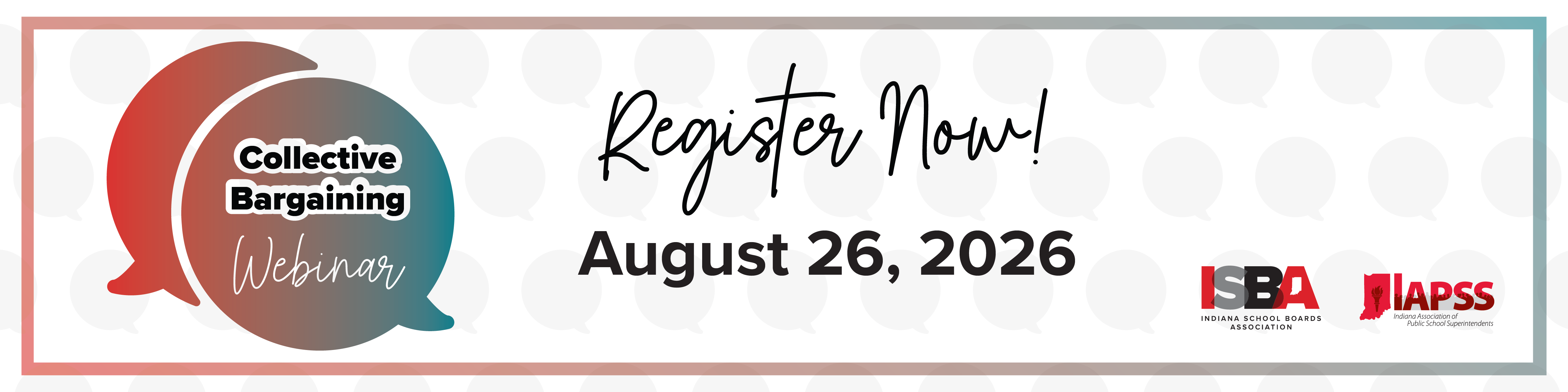 Collective Bargaining Webinar Save the Date