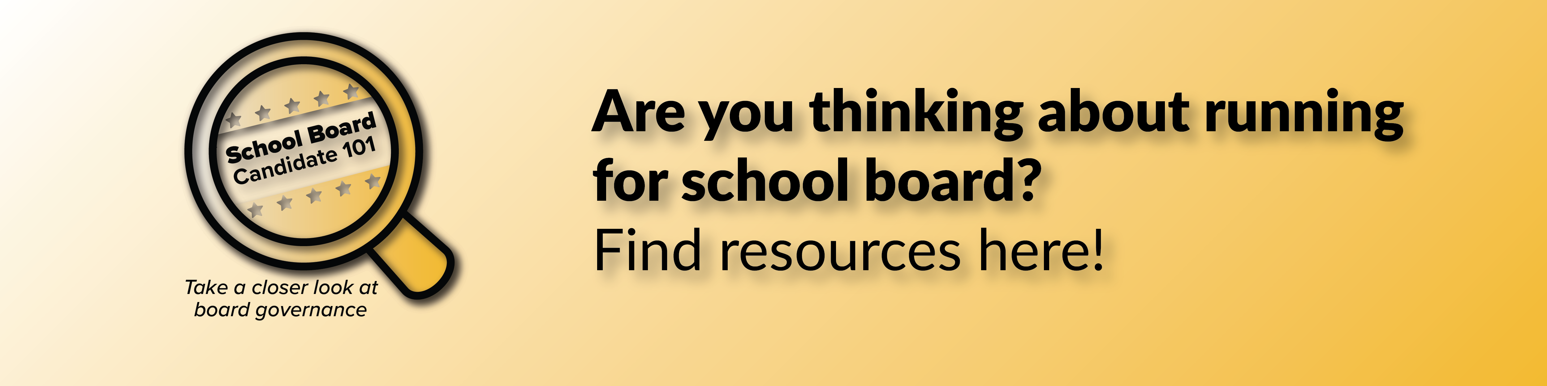 School board candidate resources